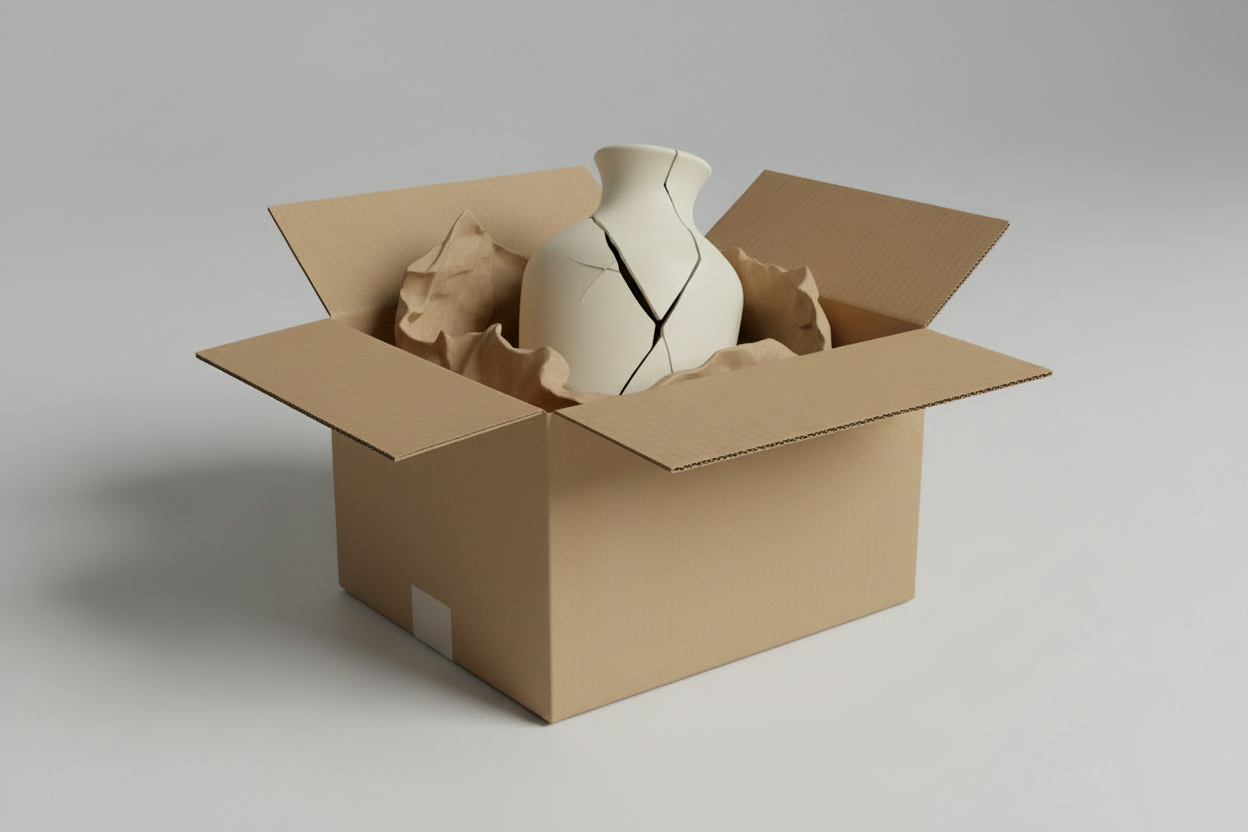 Return Handling - Broken Ceramic No Label